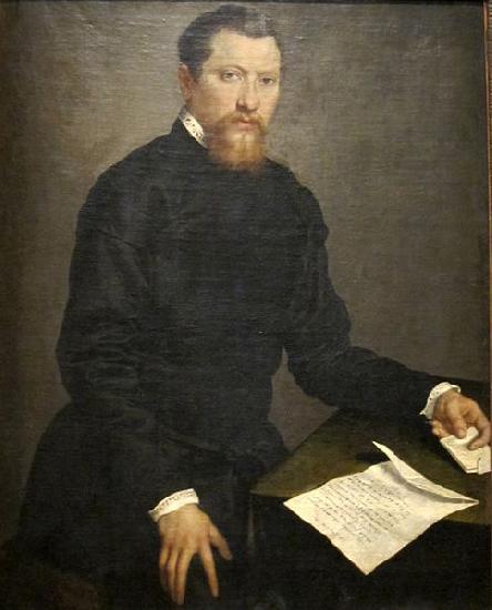 Giovanni Battista Moroni Portrait of a Man oil painting image